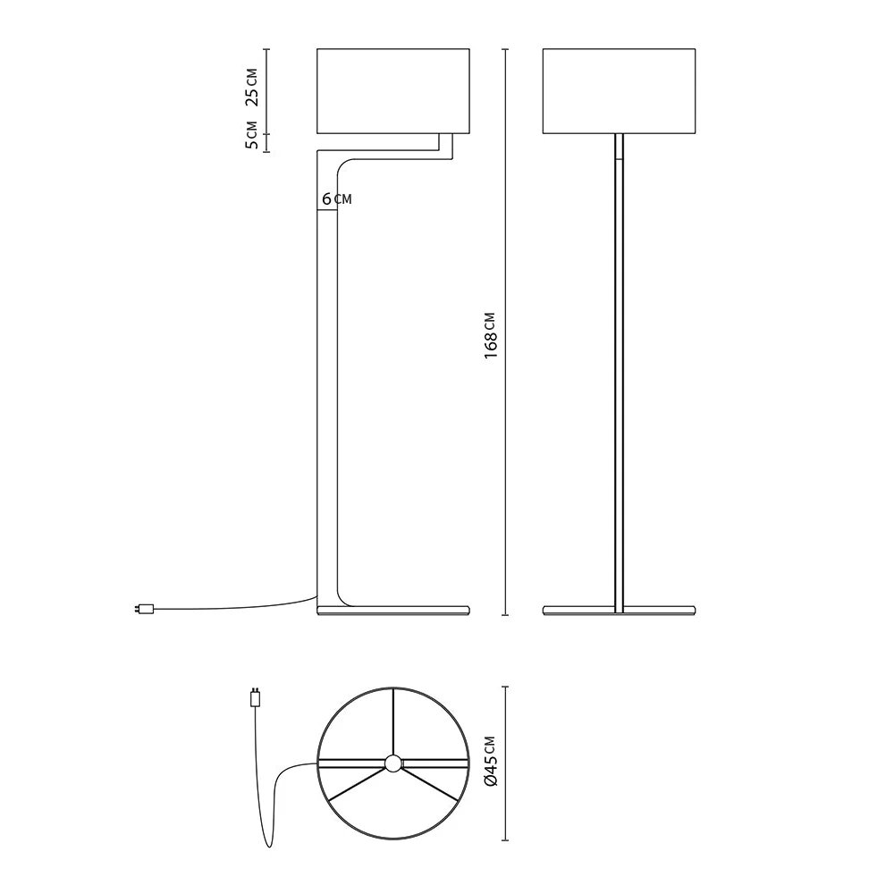 Modern Sculptural Metal Floor Lamp | Architectural Statement Piece | Black Casalolalights Luxury Lamps for Interior