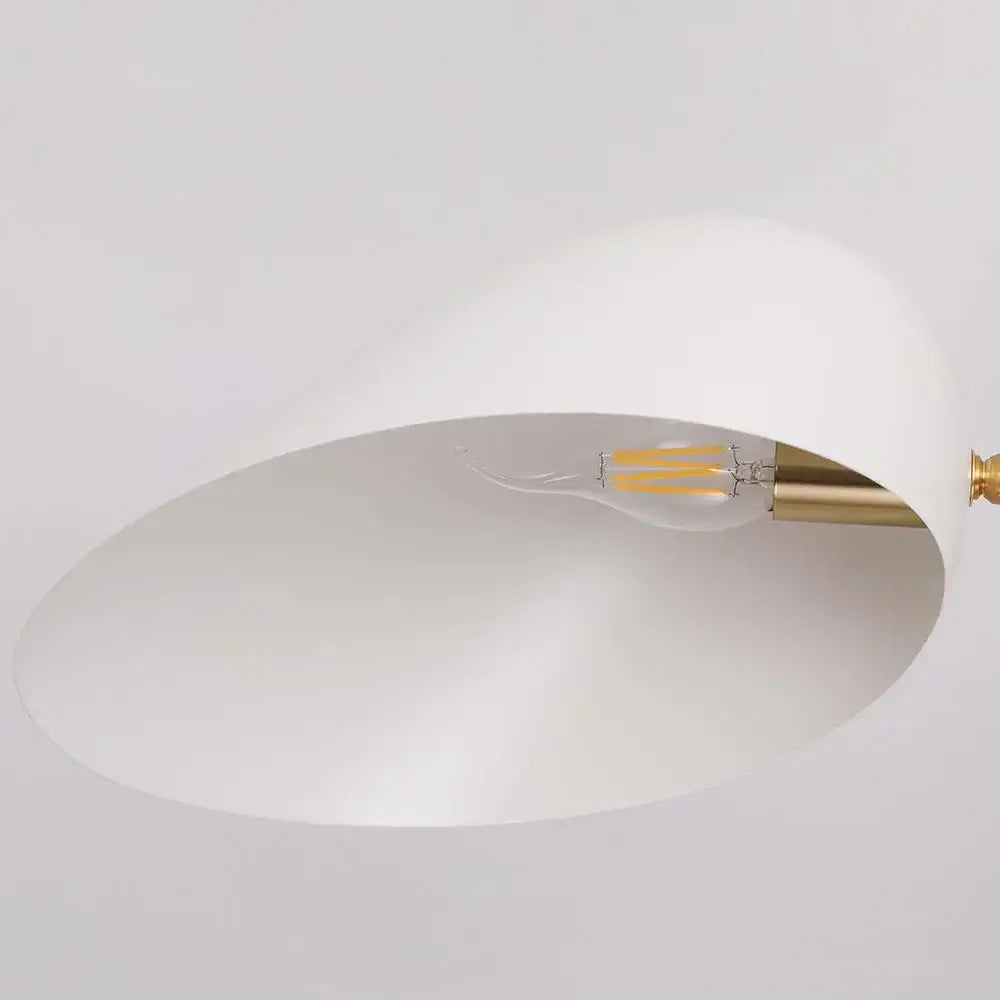Modern Semi-flush Mount Ceiling Light for Low Ceilings – 3-light Fixture with White Acrylic Shades - Semi-flush Mounts