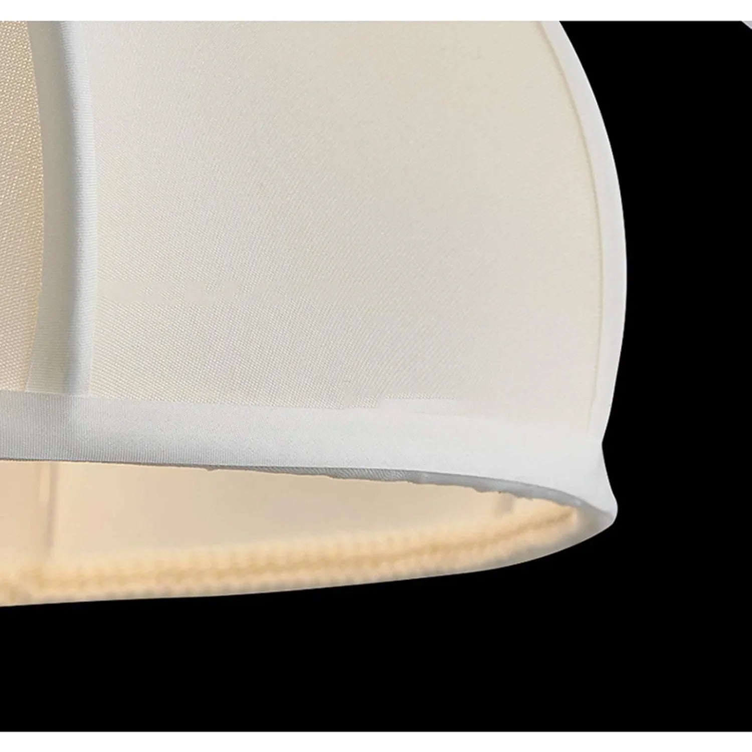 Modern Table Lamp with White Fabric Shade and Brass Accents – Elegant Lighting for Bedroom or Living Room