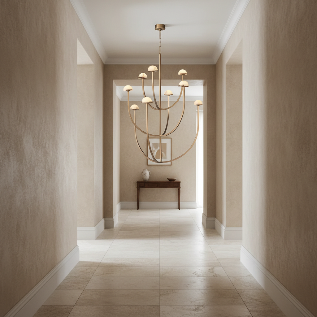 Modern Tiered Copper and Marble Chandelier – Arched Lighting for Living Room or Dining Casalolalights Luxury Lamps