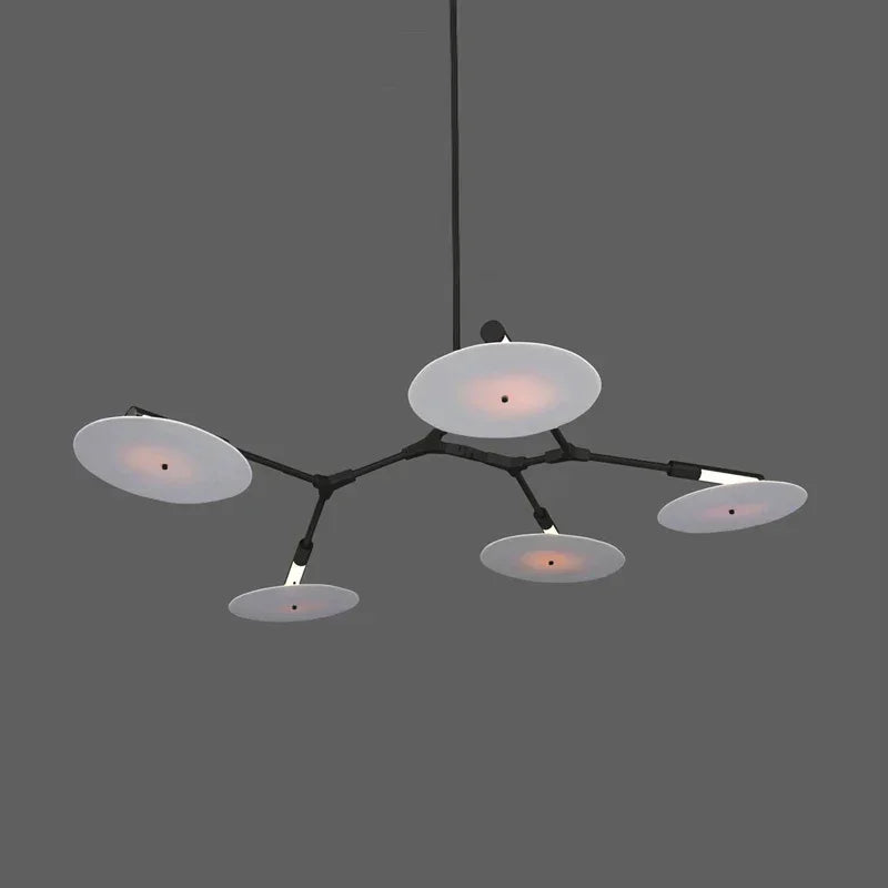 Modern Ufo Chandelier | Contemporary Ceiling Lamp for Living Room Dining Kitchen Island