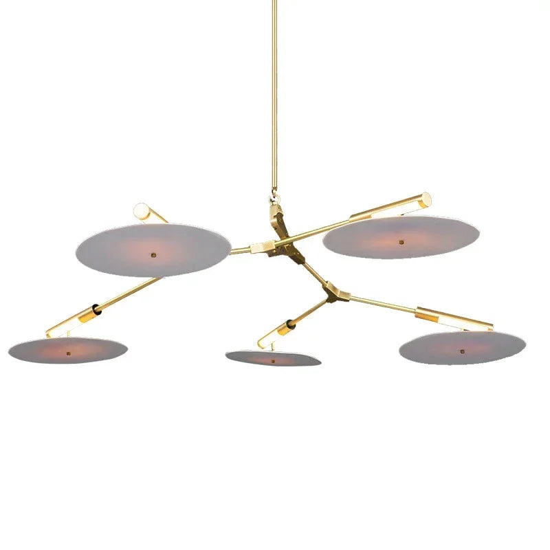 Modern Ufo Chandelier | Contemporary Ceiling Lamp for Living Room Dining Kitchen Island