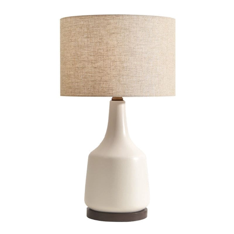 Ceramic Table Lamps Black White Fabric Minimalist Rustic Dark Academia Lighting