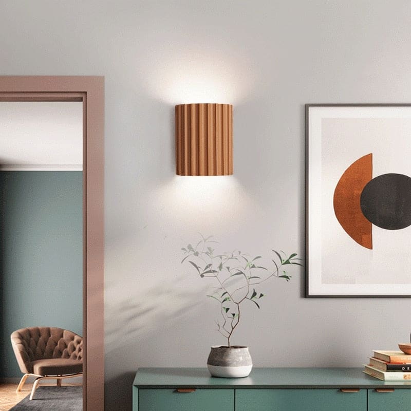 Ceramic Wall Light Fixtures 4 Colors Green Grey White for Living Room Bedroom Stairs Hall - Sconces