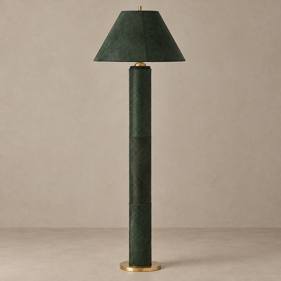 Montalcino Leather Floor Lamp