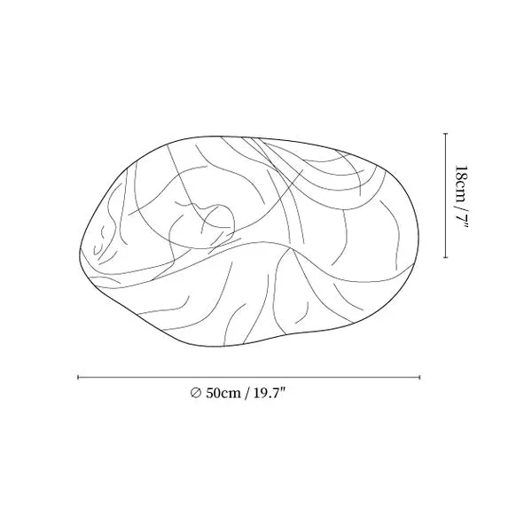 Mulberry Silk Ceiling Light | Organic Flush Mount for Minimalist High-end Homes | Lighting Low Casalolalights Luxury