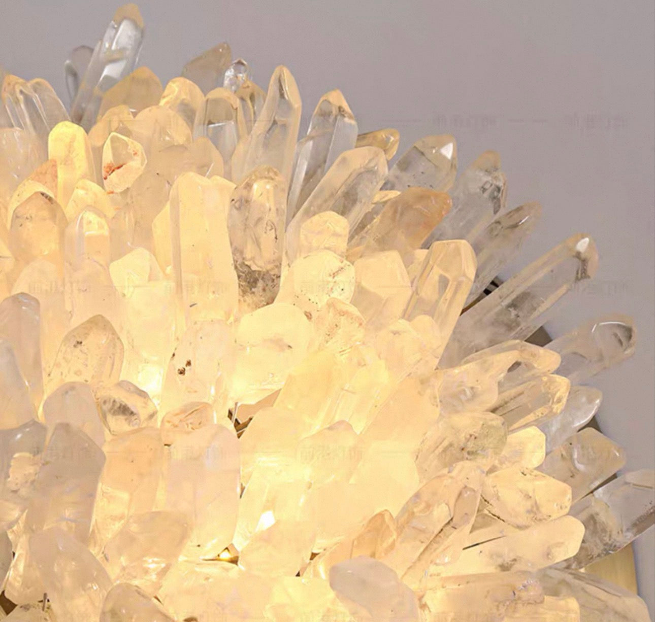 Natural Crystal Wall Light – Luxury Modern Cluster Sconce Casalolalights Luxury Lamps for Interior Designers
