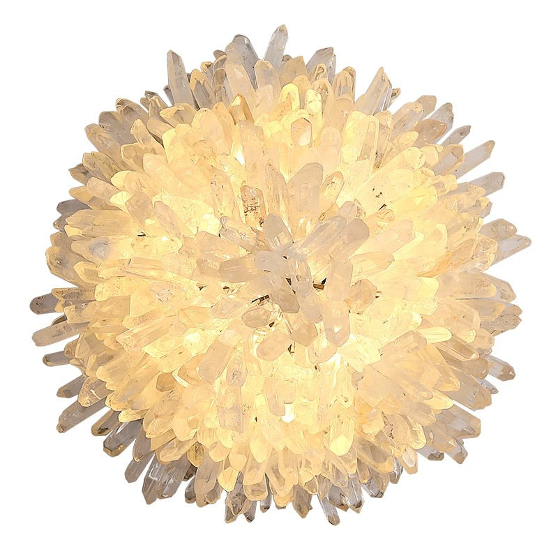 Natural Crystal Wall Light – Luxury Modern Cluster Sconce Casalolalights Luxury Lamps for Interior Designers