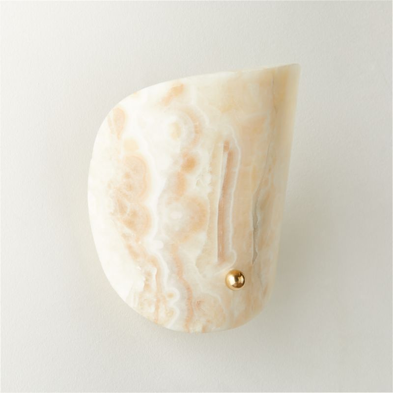 Genuine Jade Curved Wall Sconce Brass | Bedside Pair Hallway Accent Soft Stone Glow 2700k Casalola Lights Luxury Lamps