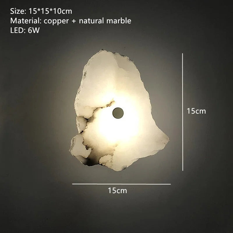 Decoratives Wall Sconces | Marble Lamp for Living Room Bedroom