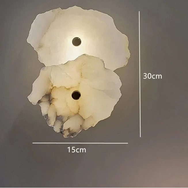 Genuine Marble Disc Wall Sconce Brass | 1 to 9 Discs Living Room Art Staircase Feature Casalola Lights Luxury Lamps