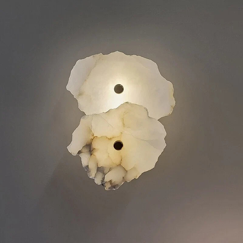 Genuine Marble Disc Wall Sconce Brass | 1 to 9 Discs Living Room Art Staircase Feature Casalola Lights Luxury Lamps