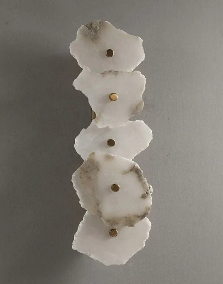 Genuine Marble Disc Wall Sconce Brass | 1 to 9 Discs Living Room Art Staircase Feature Casalola Lights Luxury Lamps