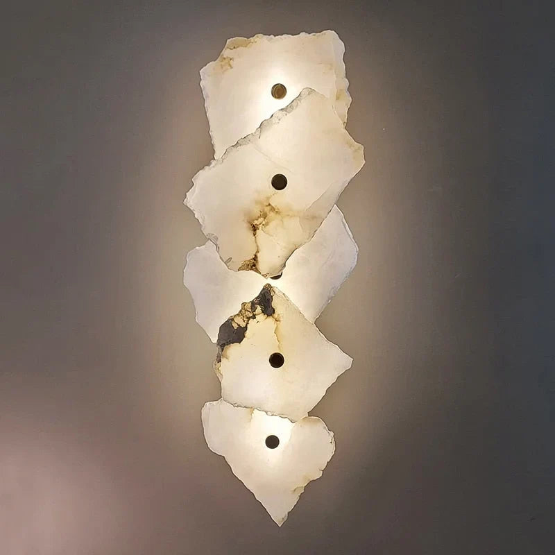 Genuine Marble Disc Wall Sconce Brass | 1 to 9 Discs Living Room Art Staircase Feature Casalola Lights Luxury Lamps