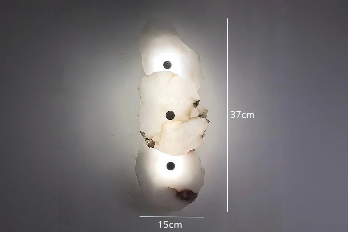 Genuine Marble Disc Wall Sconce Brass | 1 to 9 Discs Living Room Art Staircase Feature Casalola Lights Luxury Lamps