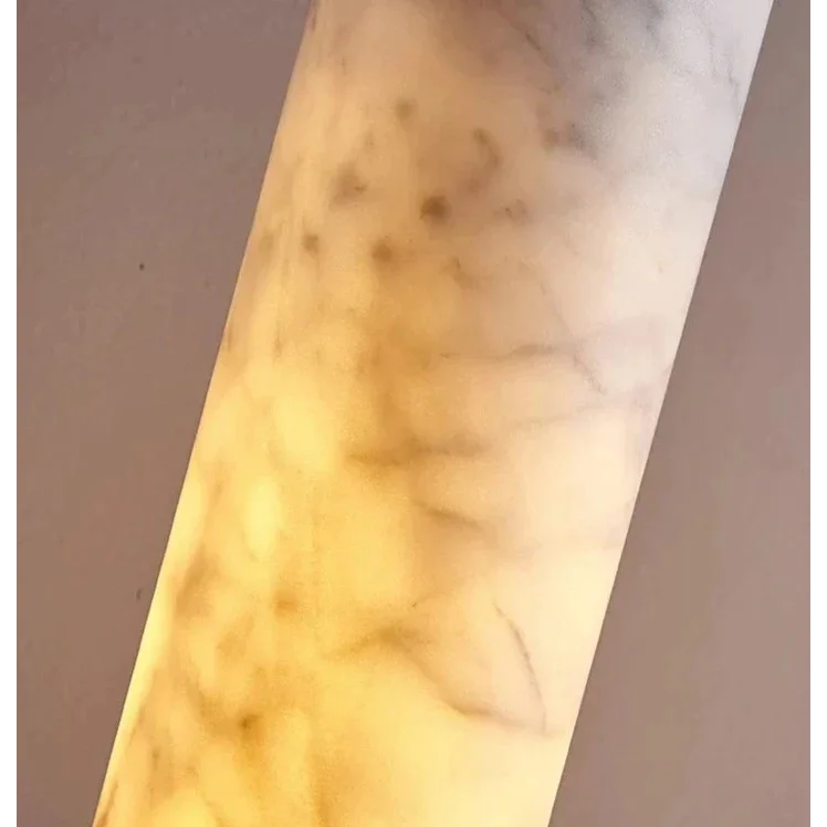 Natural Marble Pendant Lights for Dining Room Kitchen Island Stairs