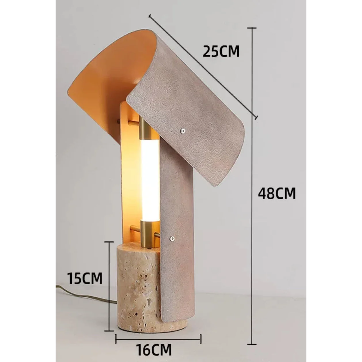 Art Deco Table Lamp for Bedroom Living Room or Office | Marble Desk Light for Luxury Villas Homes Hotel Casalolalights