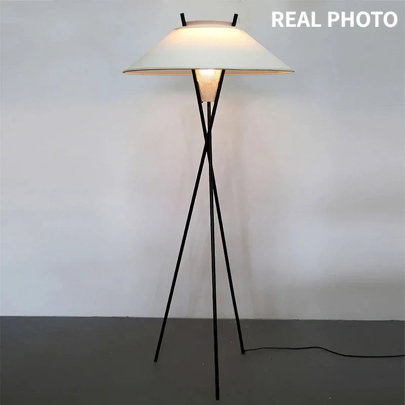 Nordic Minimalism Wabi Sabi Floor Lamp Japandi Decor for Living Room Bedroom