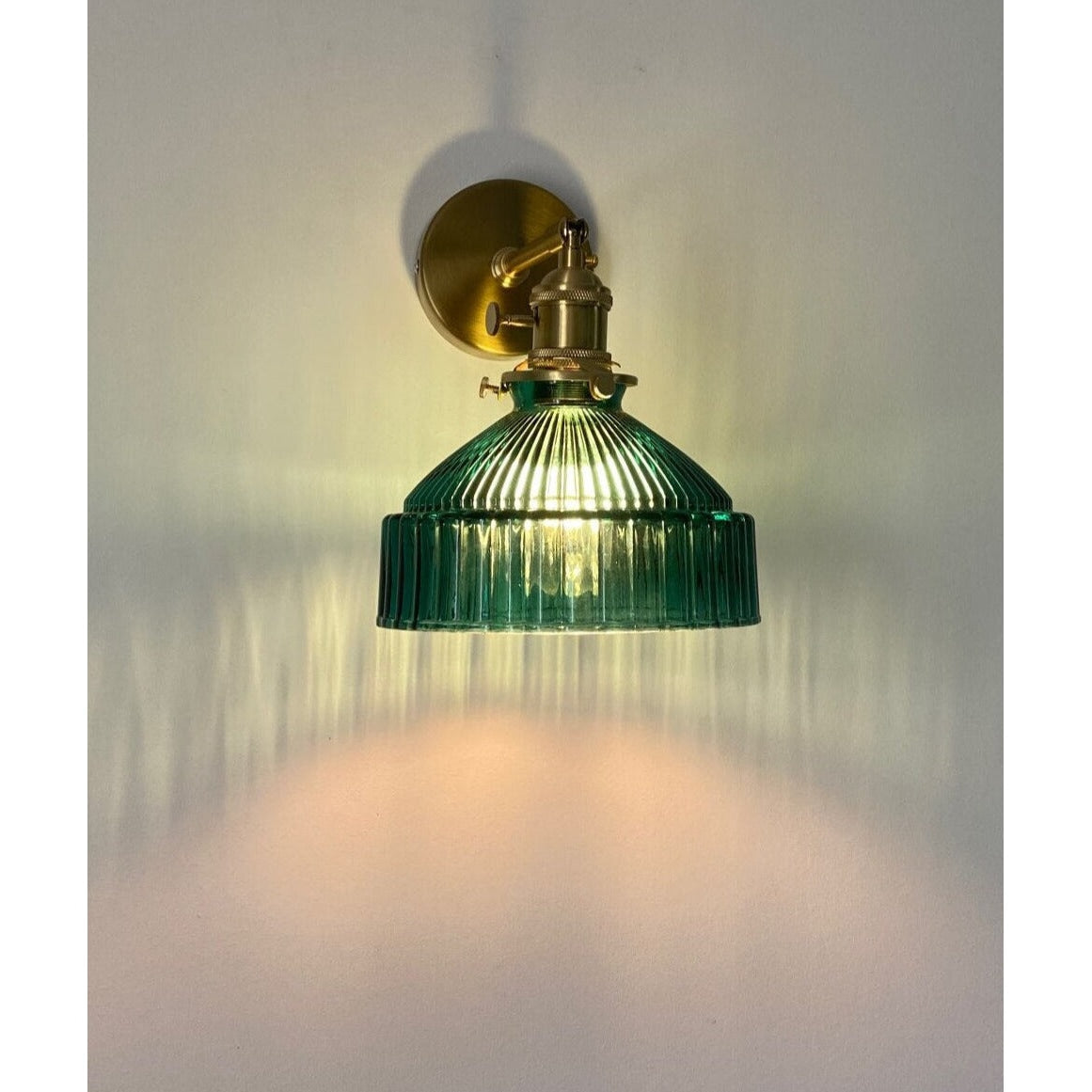Nordic Wall Lamp with Rotatable Glass Shade - Sconces