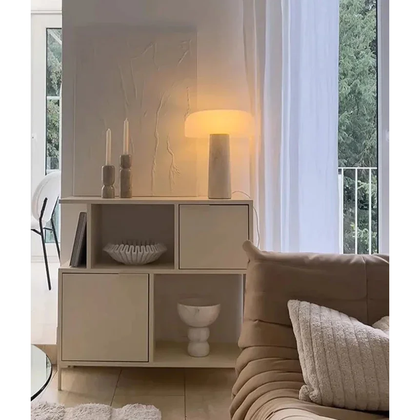 Marble Stone Table Lamp Earth Tones Bedside Contemporary Modern Luxe Lighting Casalolalights Luxury Lamps for Interior