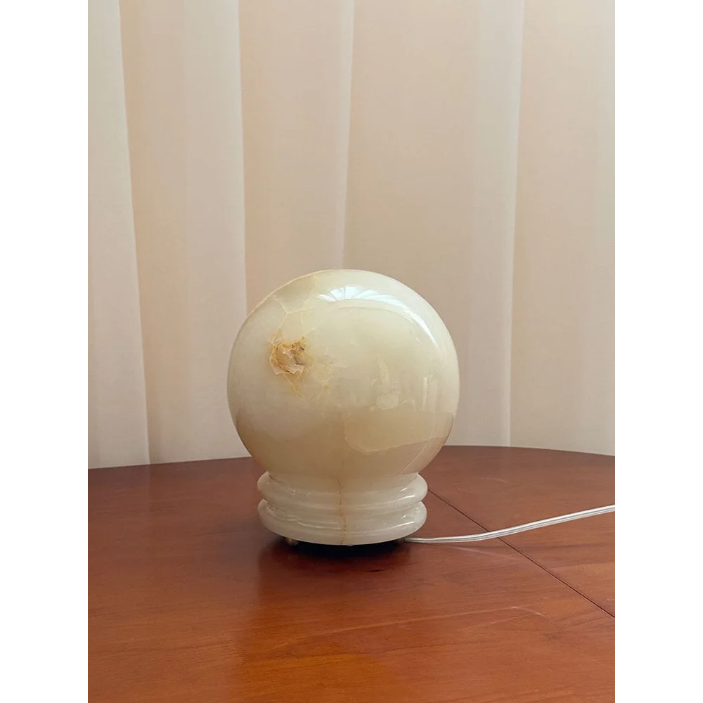 Onyx Globe Table Lamp | Curated Modern Lighting