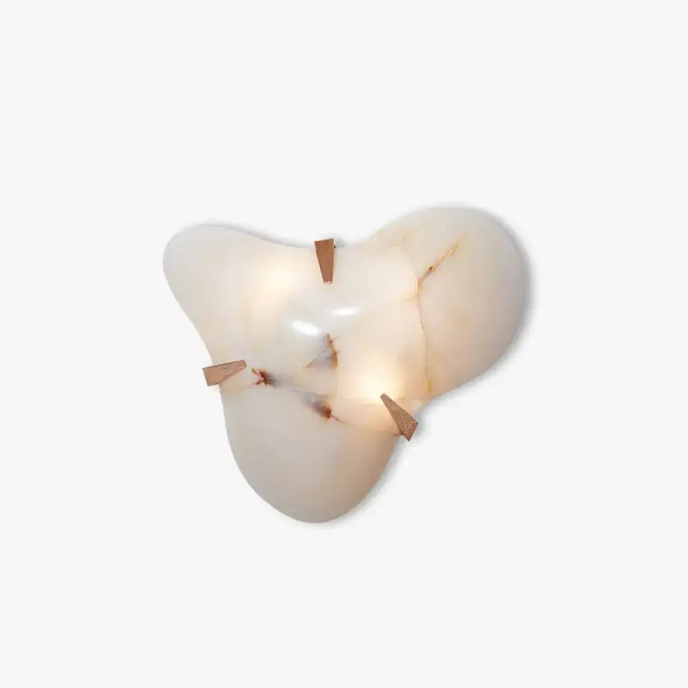 Organic Alabaster Cloud Sconce | Sculptural Wall Lighting - Sconces