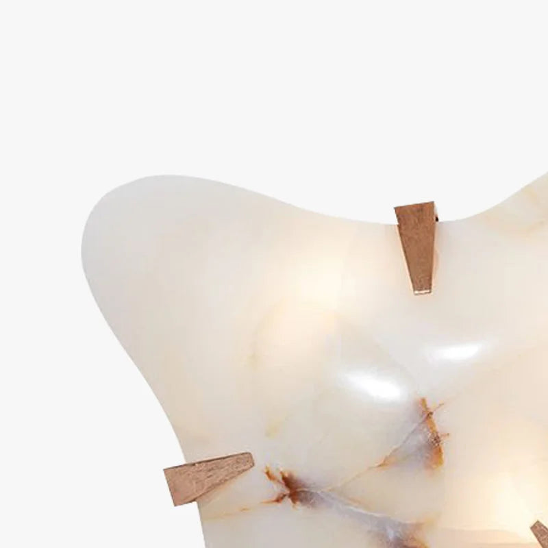 Large Organic Alabaster Wall Light Bronze – Sculptural Bedroom Living Room Sconce Casalolalights Luxury Lamps