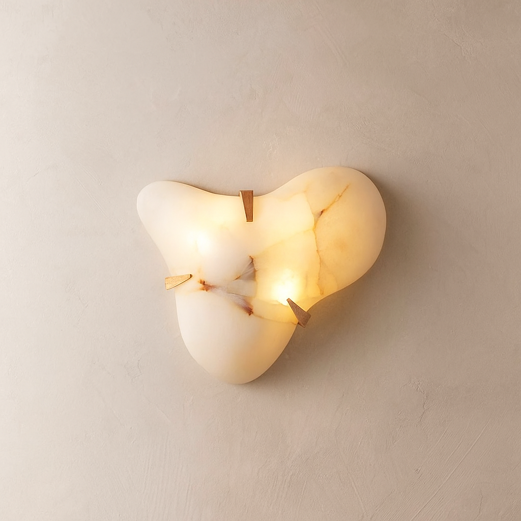 ORGANIC ALABASTER CLOUD SCONCE | CLVALO054 - Wall Sconces
