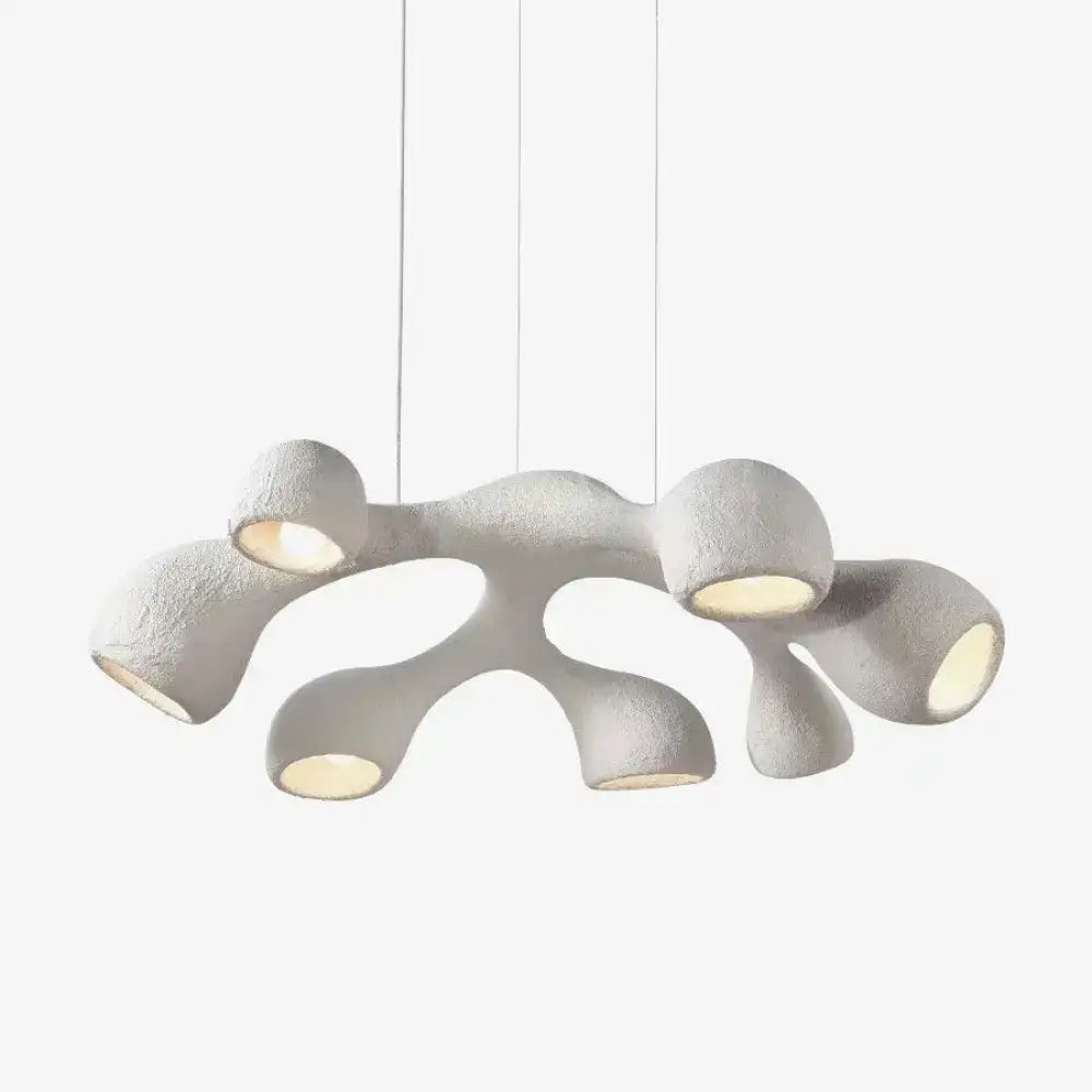 Organic Sculptural Pendant | Wabi-sabi Ceiling Light - Lamps