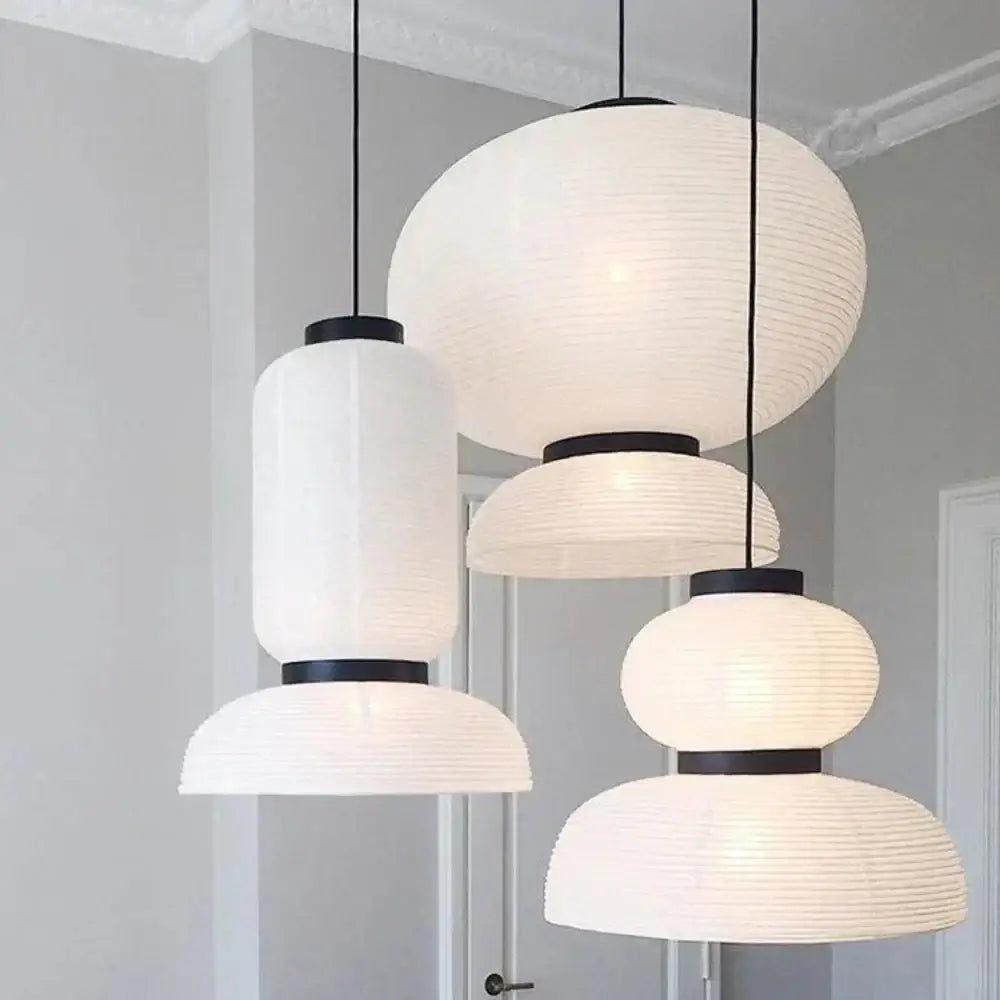 Aka-4 Paper Lantern Lamp - Minimalist Japanese Craftsmanship - Pendant Lamps