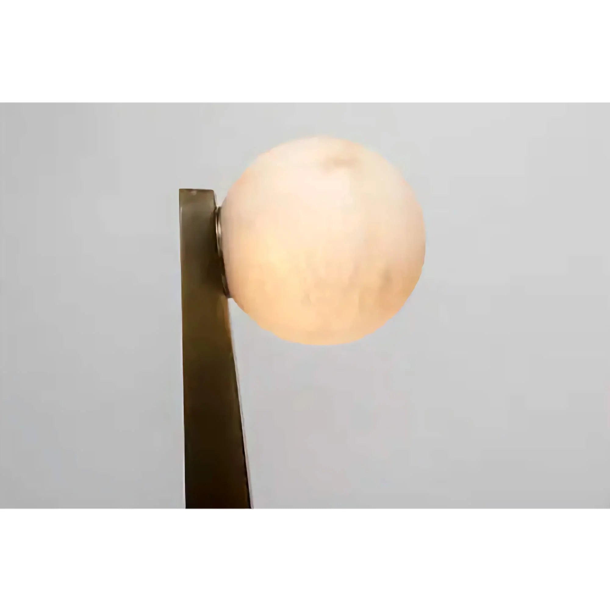 Bronze Obelisk Alabaster Globe Floor Lamp | Italian Atelier Fenice Ul Listed Led