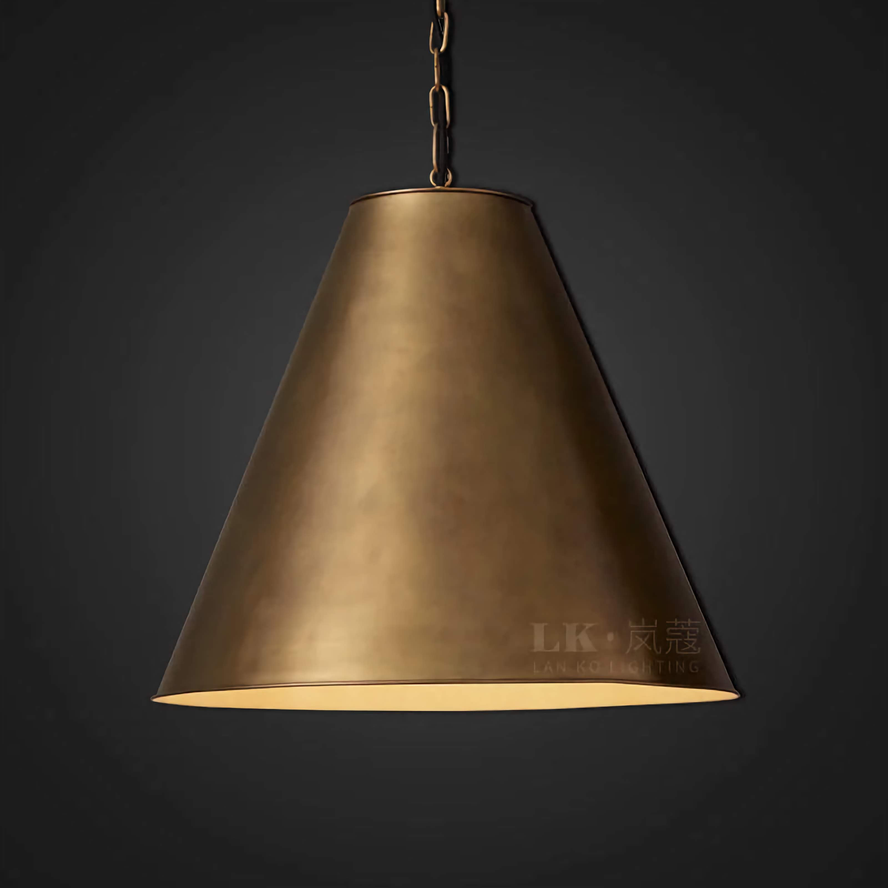 PATINATED COPPER CONE PENDANT LIGH | CLKS0A2 - Pendant lamps