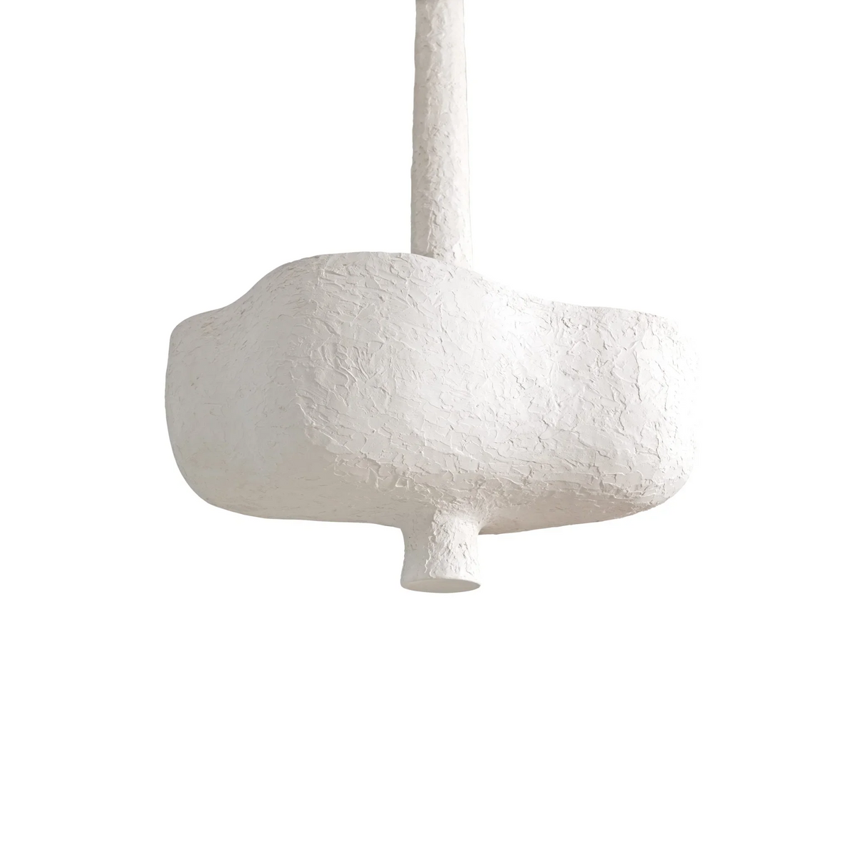 Plaster Pendant Light for Entryway or Dining Room | Hand Troweled Bowl 39 x 24 Inch Soft Ambient Casalola Lights Luxury