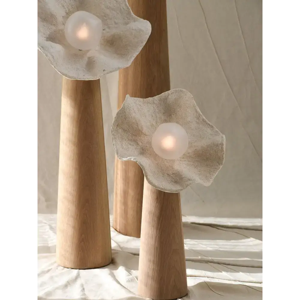 Plaster Petal Floor Lamp | Casalola Organic Sculptural Lighting - Lamps