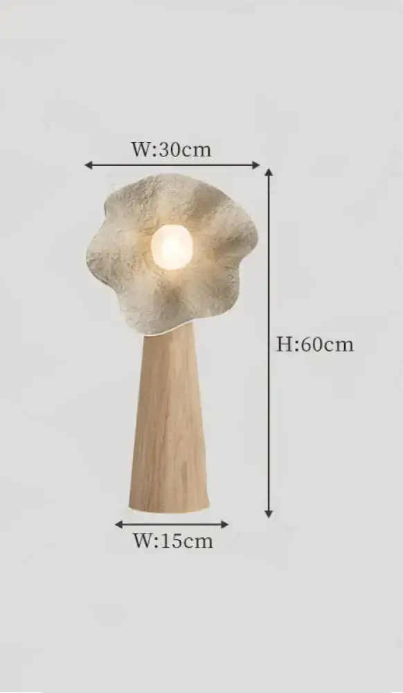 Plaster Petal Floor Lamp | Casalola Organic Sculptural Lighting - Lamps
