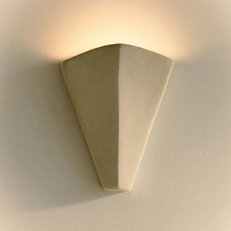 Plaster Tiered Wall Sconce Beige or Gray | 1 to 3 Tiers Hallway Washer Low Profile Japandi Casalola Lights Luxury Lamps