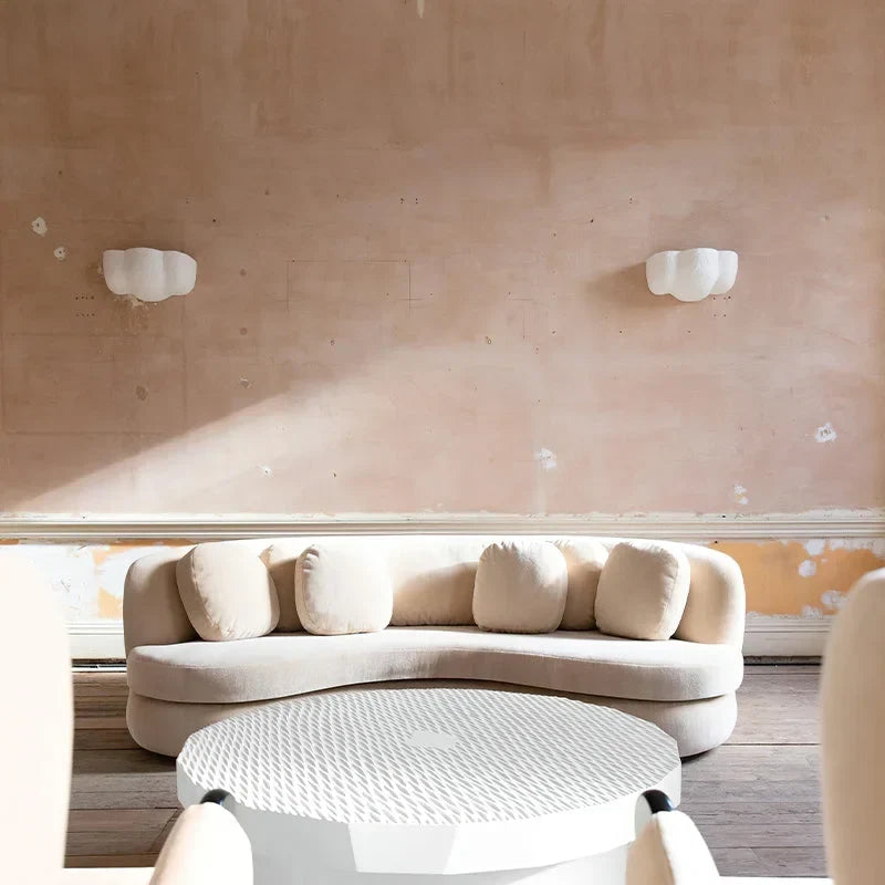 Real Plaster Wall Sconce | Hallway Washer Staircase Light Wabi Sabi E26/e27 47cm Long Casalola Lights Luxury Lamps