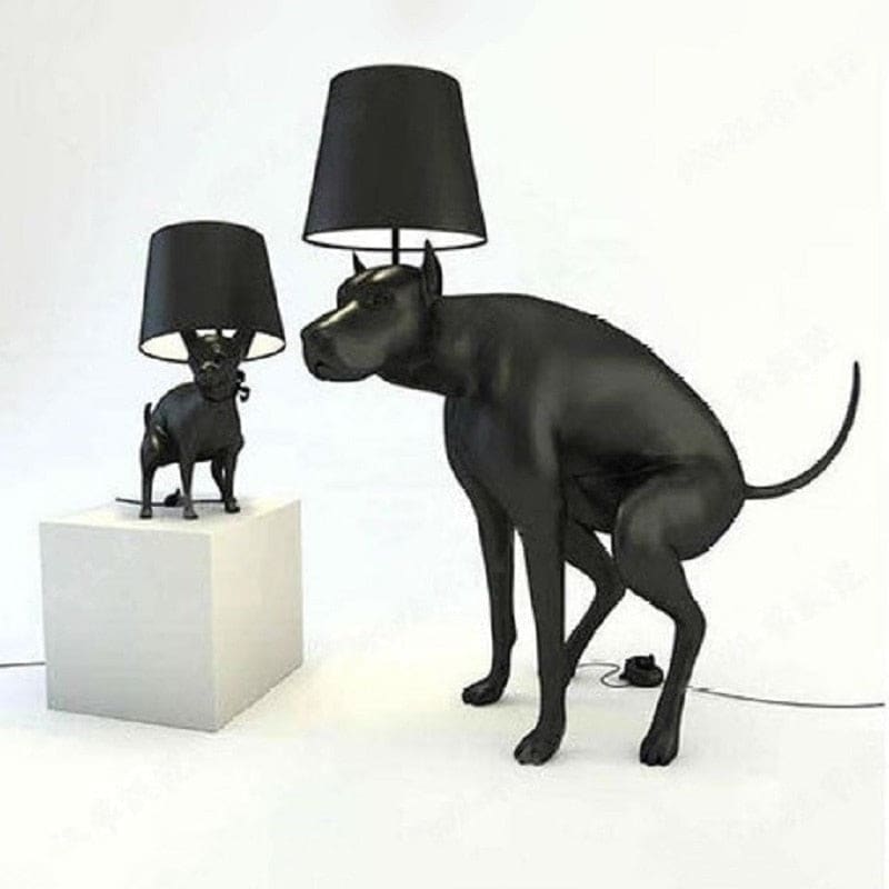Good Boy Lamp | Black Lamps | Unique | Proud Dog - Floor