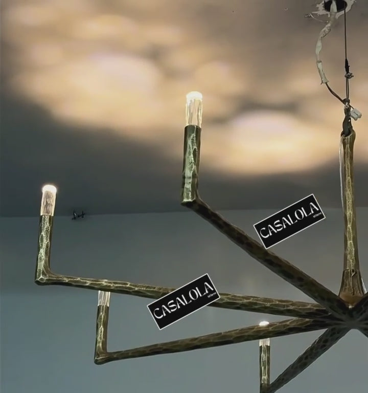 casalolalights copper chandelier