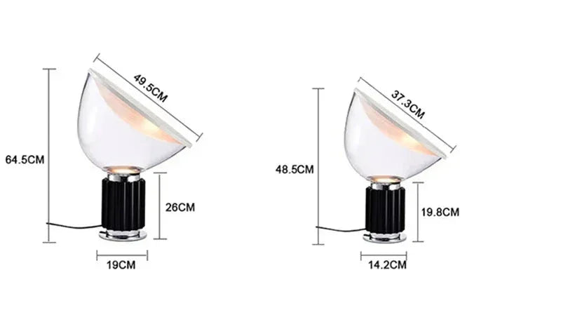 Radar Table Lamps Modern Contemporary Lamp for Living Room Bedroom Office