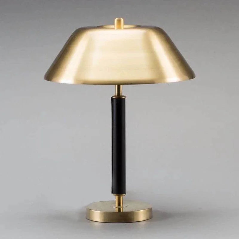 Black and Gold Brass Table Lamp for Bedroom Office Desk | Bedside Reading Modern Minimalist Casalola Lights Luxury