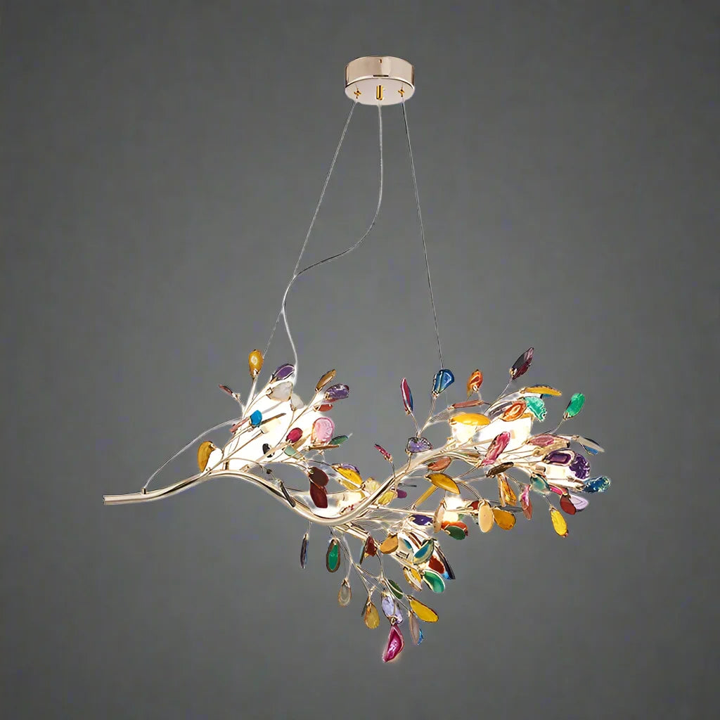 Real Agate Firefly Chandelier | Living Room | Luxury | Casalola