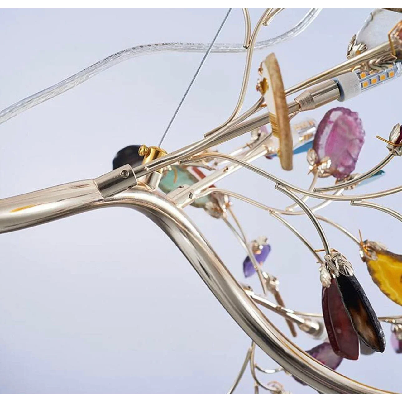 Real Agate Firefly Chandelier | Living Room | Luxury | Casalola