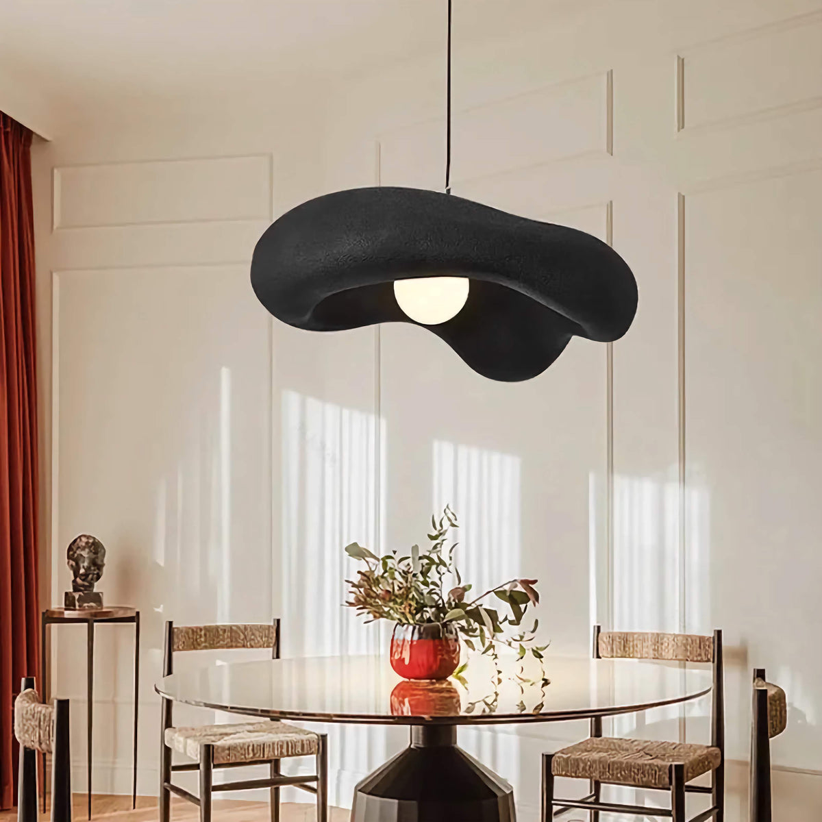 Cast Resin Pendant Light for Bedside or Dining Table | 7 Colors 23 Cm (9″) High 150 (59″) Cable Casalola Lights Luxury
