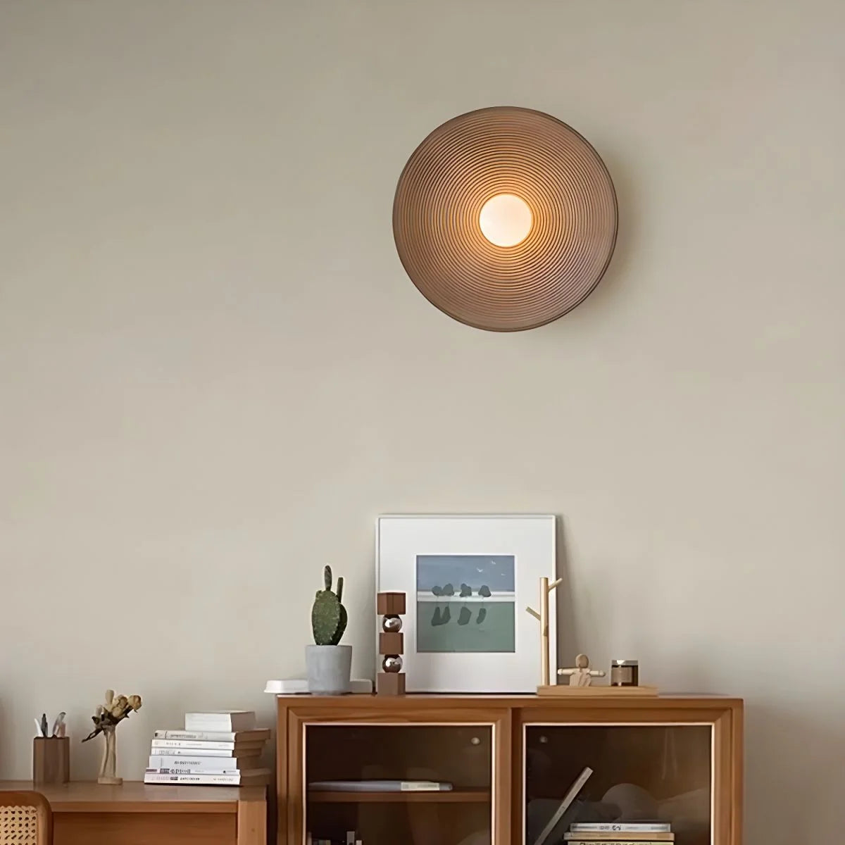 Retro Japanese Style Wall Lamp for Hallway Living Room Bedroom