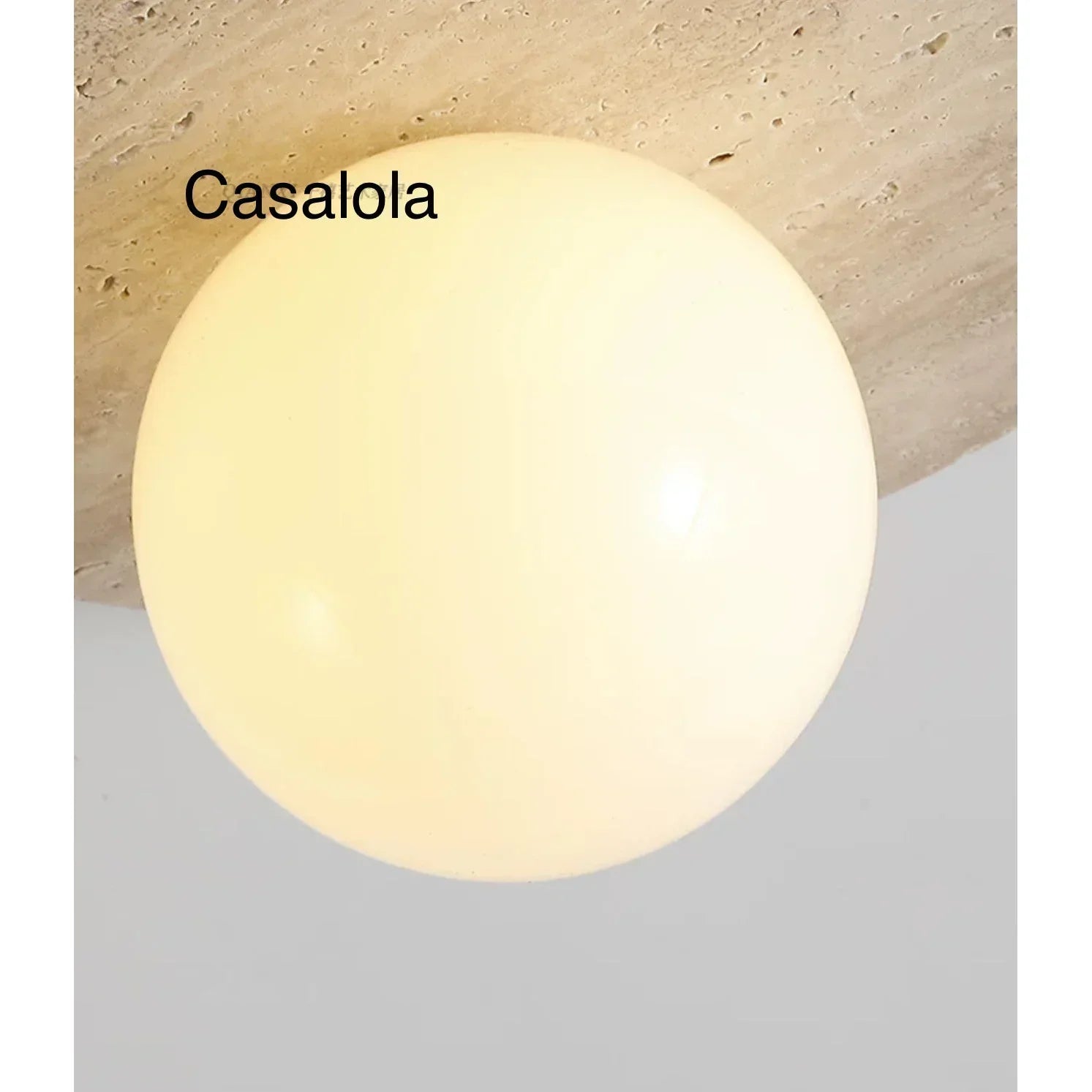Round Marble 28cm Diameter Three Color Changeable Led Lighting Intelligent Control