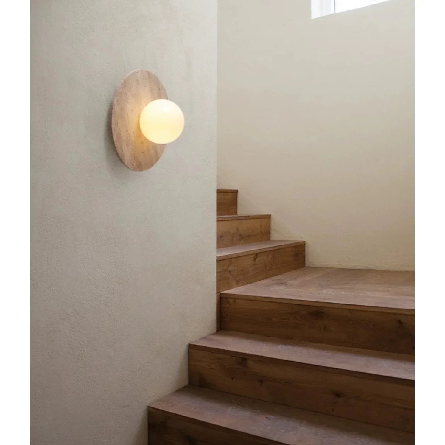 Round Marble 28cm Diameter Three Color Changeable Led Lighting Intelligent Control