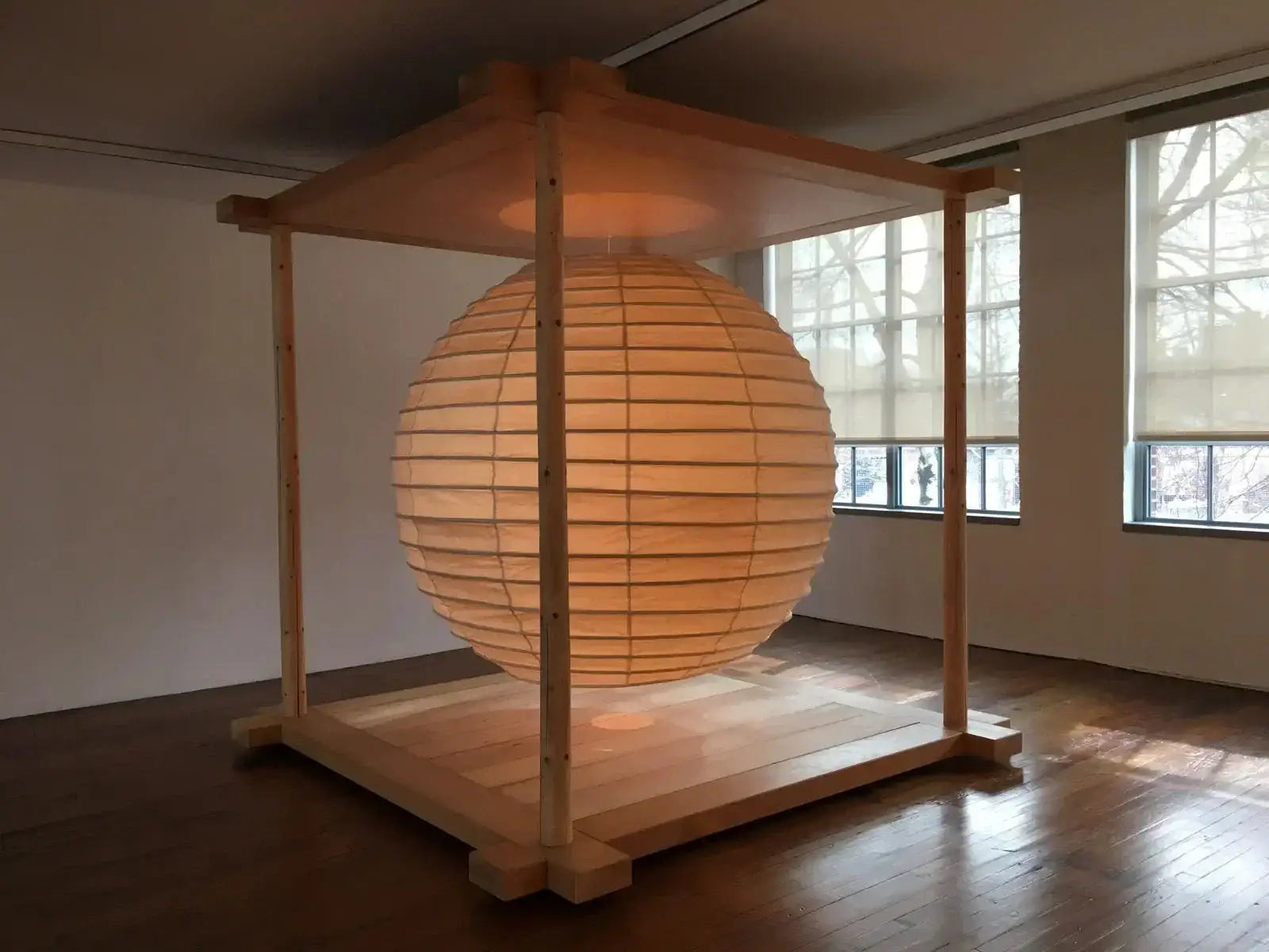 Ceiling Light Fixture for Living Room Bedroom | Noguchi Lamps Lanterns | White Rice Paper | Casalola - Pendant Lamps