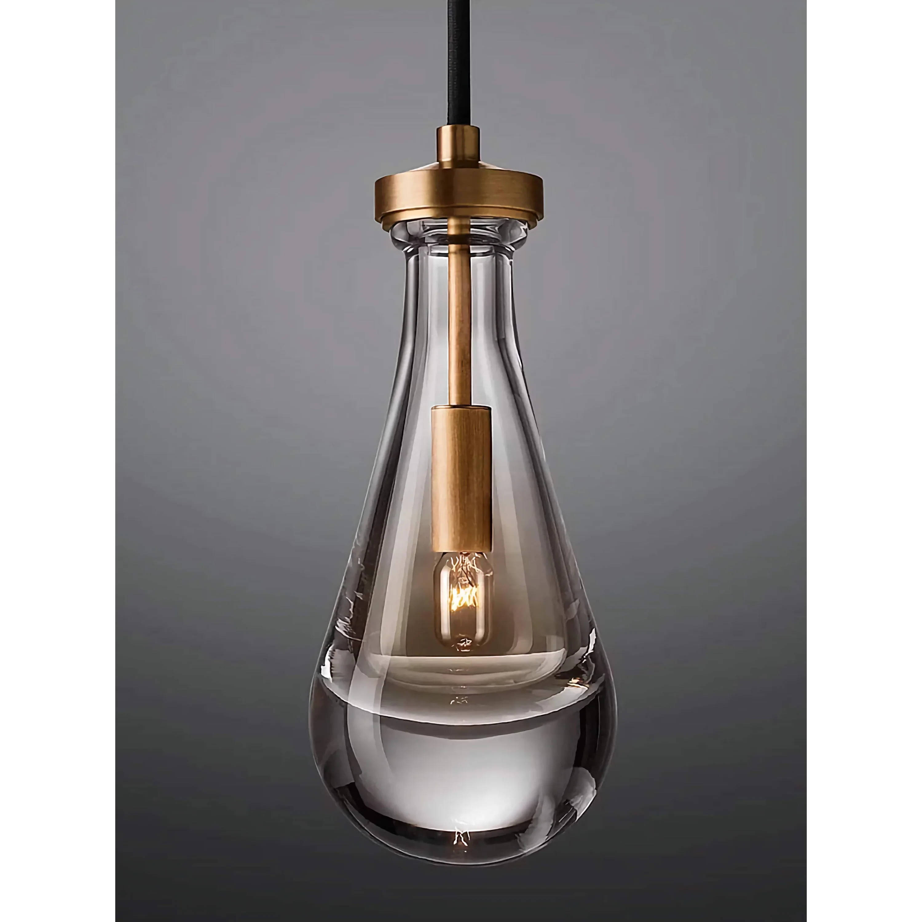 Raindrop Glass Chandelier – Luxury Round Brass Cascade Light Casalolalights Luxury Lamps for Interior Designers