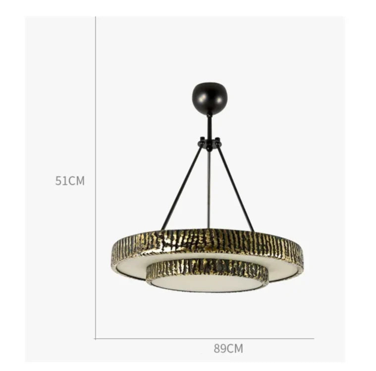 Luxury Double Marble Chandelier | Contemporary for Living Room Dining Hallway